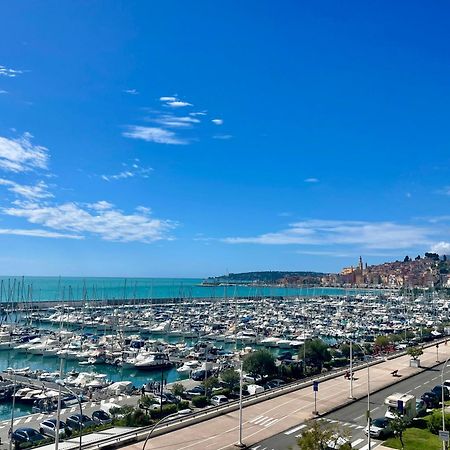 מנטון Superbe Appartement En Bord De Mer, Pres Du Centre Et Des Plages מראה חיצוני תמונה