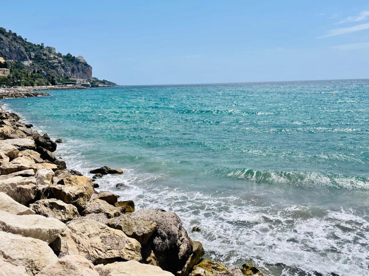 מנטון Superbe Appartement En Bord De Mer, Pres Du Centre Et Des Plages מראה חיצוני תמונה