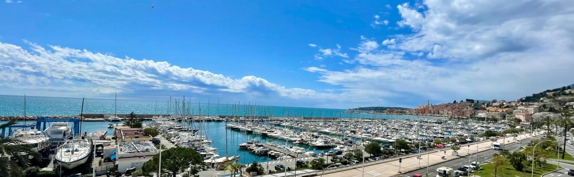 מנטון Superbe Appartement En Bord De Mer, Pres Du Centre Et Des Plages מראה חיצוני תמונה